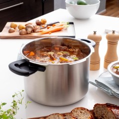 Tefal Secure 5 Neo Pressure Cooker - Stylish Black, Green & Silver | Fast, Safe & Efficient Cooking!
